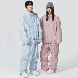 Skiing Suits 2024 New Couple Ski Suit Sets Snowboarding Thick Warm Skiing Suit Winter Sports Men and Women Tracksuit Snow Clothes Sets S-XL