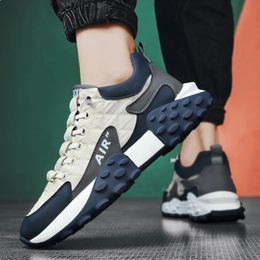 White Casual Sport Fashion Shoes Men Running Breathable Sneakers Wearable Rubber Male Jogging Athletic Shoe Hombr 240110