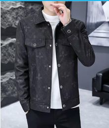 Spring new brand lapel polos collar Jacket Designer autumn Men Coat casual Outdoor Fashion pluz size mens luxury jackets and coats clothes 4XL