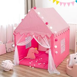 Indoor Outdoor Tent Toys Children Play House Boys Girls Castle Indoor Play House Pretend Toy Gift for Kids 240109