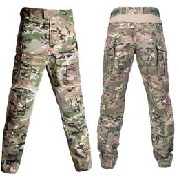 Pants Men's Tactical Militari Pant Men Windbreaker Cargo Pants Us Army Paintball Combat Pants with Knee Pads Airsoft Clothing Hunting