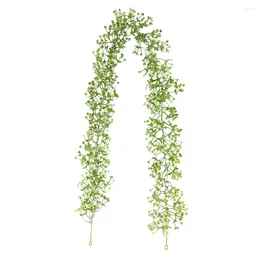 Decorative Flowers Garden Decor Simulation Rattan Artificial Vine 175cm Durable Green High Quality Materials Ornaments PE Plastic