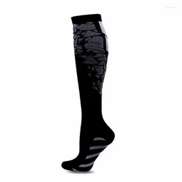 Men's Socks Compression Varicose Veins Nylon Nursing Stockings Fit For Sports Black Anti Fatigue