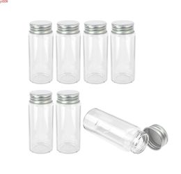 70ml 37x90x25mm Glass Bottle with Screw Cap Storage Sealed Small Vials Jars Seal Leak Proof 24pcsjars2693202