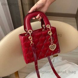 Shoulder Bags Handbag 2021 Women Brand Luxury Totes High Quality Fashion Classic Quilted Square Handle Bag Women Crossbody Shoulder Bags T240123