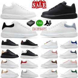 Alexander mc queen  mqueen  mcquuens alexandermcqueens Oversized Sneakers Plate forme espadrilles White Black Suede Velvet Leathe Casual Shoes Flat Sole Platform