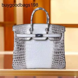 Himalayans Bags Himalayans Handbags Genuine Leather Crocodile Womens FrencHand Sewn Hbag Handbag Nile Real Large Capacity Classical Larger