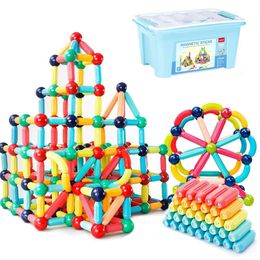 Magnetic Sticks Building Blocks Toys For Kids Montessori Educational Preschool Toddler Toy Magnet Construction Set Gift 240110