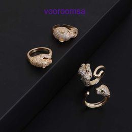 Carter popular Luxury Designer rings 2024 Personalized Animal Copper Plated Girl Ring Cold and Cool Style Open Fashion Index Finger With Original Box