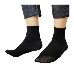 Men's Socks Dress For Men Top Quality Brand Sexy Male Formal Hose Breathable Black Navy Gray