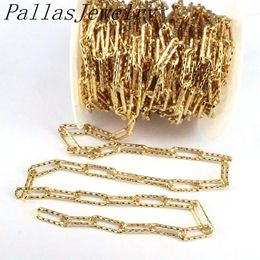 Necklaces 3 Meters, 8*22mm Jewellery accessories,diy chain,gold plated,diy bracelet necklace,hand made,jewelry making