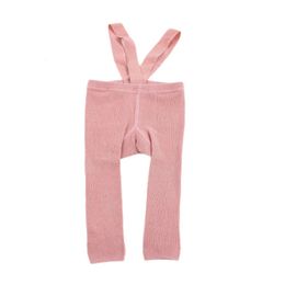 Fondos infantiles Pantimedias para niños pequeños Nacidos Comodidad Leggings sin pies Bebé Negro Blanco Ropa de cintura alta Medias con tirantes acanalados 240109