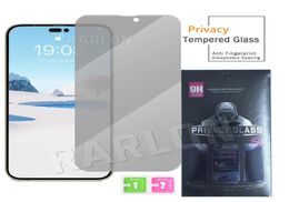 AntiSpy Full Glue Screen Protector Film 9H Privacy Tempered Glass For iPhone 14 Pro Max 13 13PRO 12 Mini 11 Pro X XS XR 8 7 6 Plu8609266