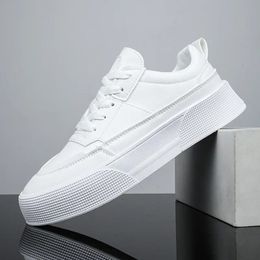 Casual Trend Sneakers 536 Lederplattform bequeme vulkanisierte Schuhe für Männer weiße Tenis Maskulinos 240109 387