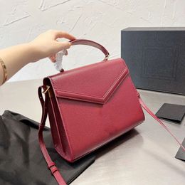 2024 Women's Purse Envelope Bag Designer New Gaby Handbag Handle Bag Crocodile Classic Clamshell Crossbody Bag High Quality Leather LouLou Bag MM size