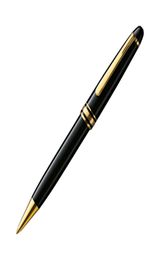 Black Ink Ballpoint Pen Classic Design Luxury Pen Gold Silver Clip Office School Writing Stationery Supplies Gifts9668085