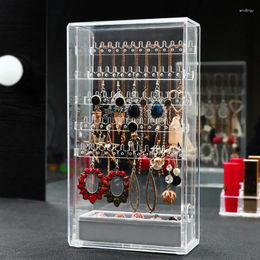 Jewellery Pouches Acrylic Box Organiser Drawer Boxes Storage Ring Necklace Bracelet Earrings Transparent Display Stand For Women