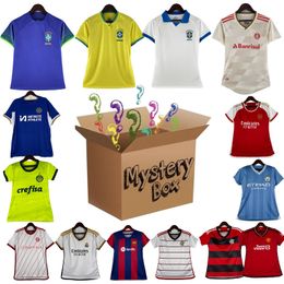 National Club Football Jersey Mystery Box Clearance Sale Any Season Thai Quality Football Jersey Birthday Gift Randomly Give to Your Loved Son Kit Best quality