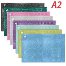 A2 600x450mm Multi-function Cutting Board Cutting Mat Multi-color Double-sided Cutting Art Tool Kit 240109