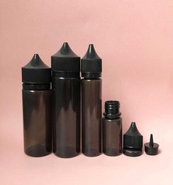 Bottle Chubby Gorilla Black Pen PET Unicorn 15ml 30ml 60ml 100ml 120ml With Tamper Evident Caps For E Liquid Vape Juice Plastic Bo4316257