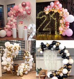 Party Decoration 84PcsSet Valentine039s Day Balloon Latex Arch Chain Wall Decor Birthday Wedding Decorations Baby Shower Girls2342967