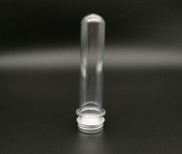 40ml Transparent Mask Bath Salt Test PET Tubes with Aluminium Cap 40cc Clear Plastic Cosmetic Tube have Pressure Sensitive Seal4342152