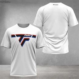 Men's T-Shirts New Tecnifibre Badminton Sportswear Suit Men's Fitness Short Sleeved Round Neck Top Breathable and Comfortable Tennis ShirtL240110