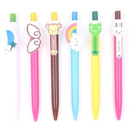 Jonvon Satone 60 Pcs Kawaii Cartoon Ballpoint Pens Cute Lovely Cat Bird Ball Pen Plastic School Supplies Korean Stationery Gifts 240109