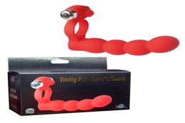 7 Speeds Penis Vibrating Cockrings Double Penetration Strap on Dildos Anal Beads Rabbit Vibrator Clitoris Sex Toys9979277