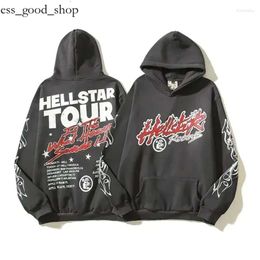 Men's Hellstar Hoodie Wnter No Guts Glory Hoodie Men Women Yellow Printed Wash Pullover Long Sleeve Fleece Sweatshirts Hellstar Tracksuit 411