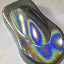 1g Lot Rainbow Effect Holographic Car Paint Pearl Pigment 240109