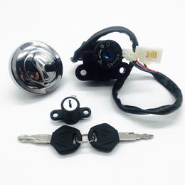 Ignition Switch Fuel Gas Cap Keys Set For Yamaha V Star 950 XVS950 2009-2017 Tourer Midnight Star