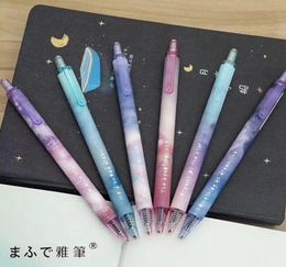 40 pcslot Creative Night Asteroid Gel Pen Signature Pen Escolar Papelaria School Office Supply Promotional Gift2080953