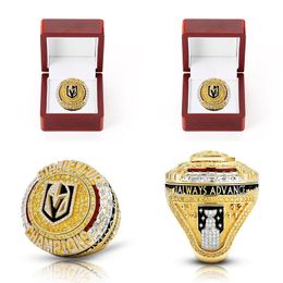 Band Rings 2023 North American Ice Hockey Vegas Golden Knights Championship Ring European And Alloy Big Drop Delivery Otxk5