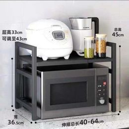 Kitchen Storage Double-Layer Desktop Rack Scalable Microwave Manufacturer Countertop Oven Household Cooker