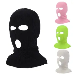 Bandanas Tactical Mask Fashionable Car Seat Headrest Cover 3Hole Full Face Hat Halloween Christmas Funny Decoration Motorcycle