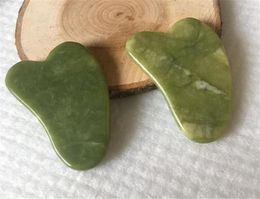 Guasha gua sha Beauty Health Natural Jade Scraping Board Facial Massager Pressure Therapy Scraper Health Care Beauty Massage Tool 5190332