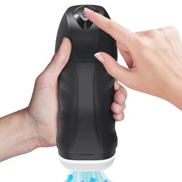 Automatic Sucking Male Mastubator Masturbation Cup Sex Toys Adult Goods for Men Blowjob Vibration Masturbation Equipment Machine 240109