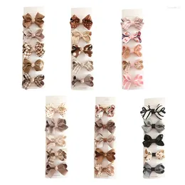 Hair Accessories Baby Girls Tiny Bow Clips Boutique Bowknot Pins Mini Barrettes For Infants Toddlers Hairpins Drop