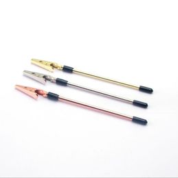 Latest Smoking Holder Long Nail Roach Clip Tool Accessories Dry Herb Tobacco Preroll Cigarette Holder card clips