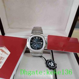 Perfect watches ZF 5712 1A-001 5712 40mm 904L Blue Dial waterproof Sapphire Cal 240 PS IRM C LU power reserve Mechanical Automatic2249