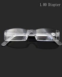 Lightweight Transparent Colour Rimless Resin Magnifying Reading Glasses 10152025303540 Presbyopic Glasses 4756473