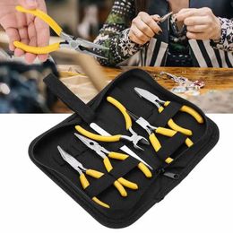 Equipments 5Pcs Professional Jewellery Pliers Tools Kit Round Bent Nose Beading Making DIY For DIY Jewellery Making Pliers Tools Set