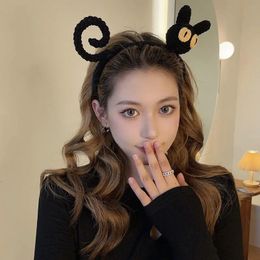 Black Cat Children Cute Colours Cartoon Hair Hoop Hairbands Girls Lovely Ears Headbands Kids Hair Accessories Hair Bands 240110