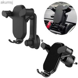 Cell Phone Mounts Holders Car Phone Holder Hook Interior Air Vent Clip Mount Universal Mobile Support For Car Interior Bracket for YQ240110