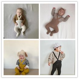 Baby Tights Autumn Winter High Quality Infant Boys and Girls Warm Tight With Straps Toddler Bottoms 0-3Year 240109