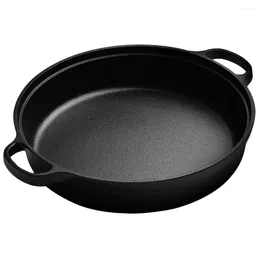 Pans Wok Cast Pot Japanese Style Non Stick Cookware Camping Outdoor Cooking Stove Household Cooker Saucepan Korean Pots For Boiler