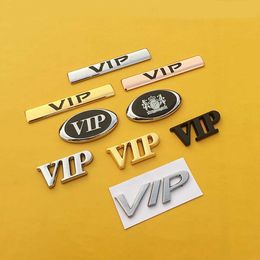 Car Accessories 3D JDM Junction Production JP VIP Metal Chrome Zinc Alloy Emblem Car Badge Body Trunk Fender Adhesive Sticker