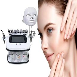 Professional 11 in 1 portable RF BIO oxygen hydra dermabrasion peeling Machine H2O2 hydrogen oxygen spray facial machine salon use