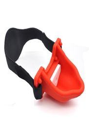 Silicone Urine open mouth gag head harness Urinal Piss Restraints Bondage R765255535